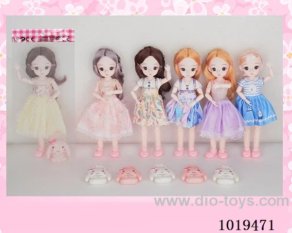 9inch doll 8sets mixed loading in opp bag