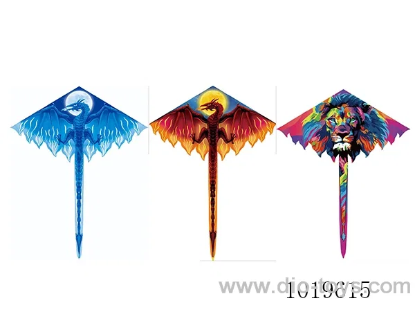 1.5m kite with line many mixed loading in opp bag