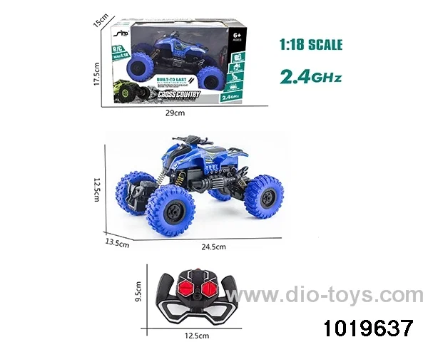 2.4CHz 1:18 4ch RC car with light in window box
