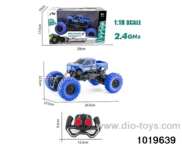 2.4CHz 1:18 4ch RC car with light in window box