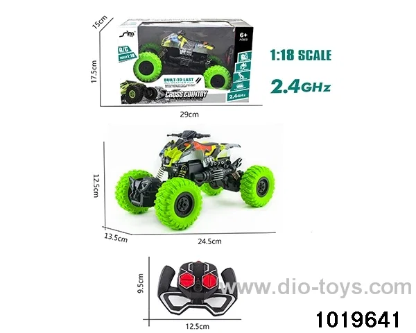 2.4CHz 1:18 4ch RC car with light in window box