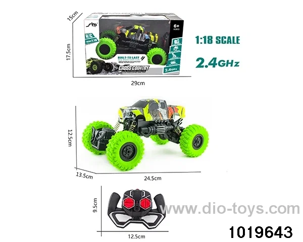 2.4CHz 1:18 4ch RC car with light in window box