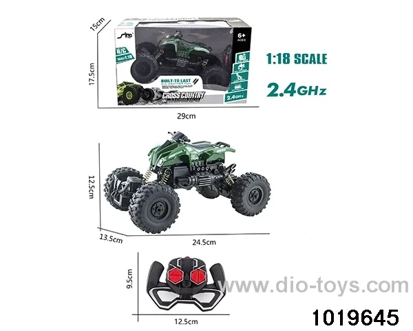 2.4CHz 1:18 4ch RC car with light in window box