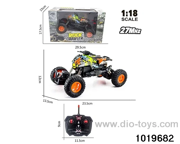 1:18 4ch RC car with light in window box
