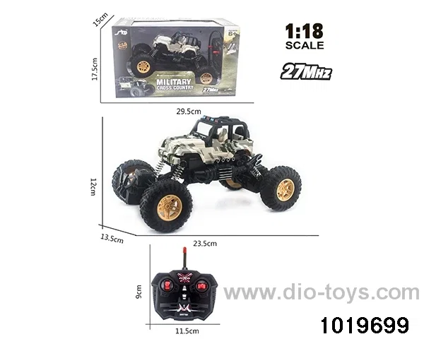 1:18 4ch RC car with light in window box