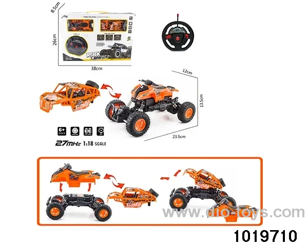 1:18 4ch RC car with light in window box