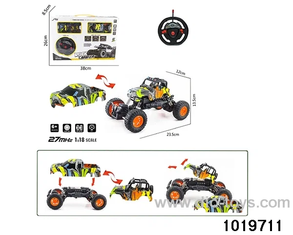 1:18 4ch RC car with light in window box