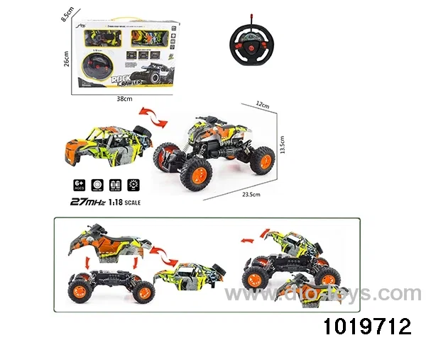 1:18 4ch RC car with light in window box