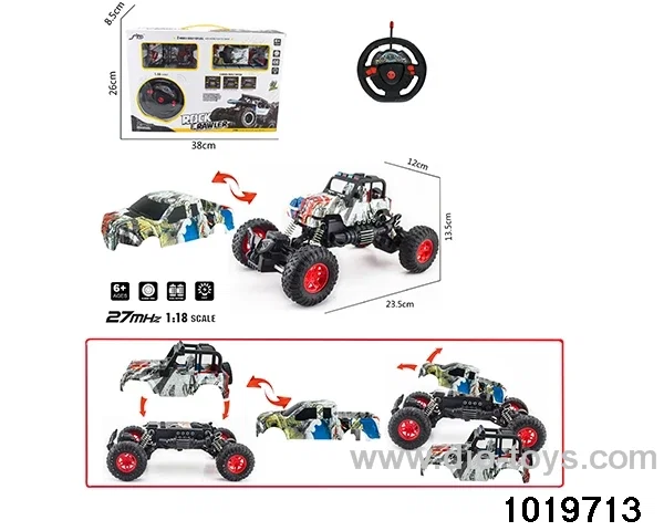 1:18 4ch RC car with light in window box