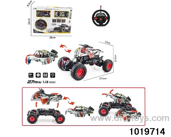 1:18 4ch RC car with light in window box