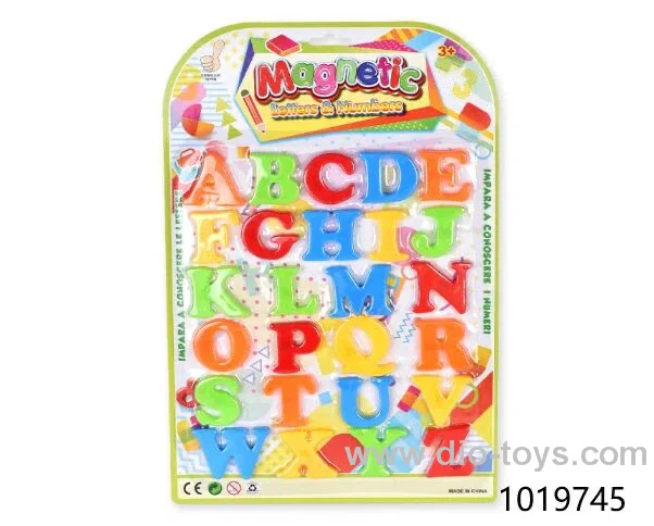 Magnetic lettersblister card