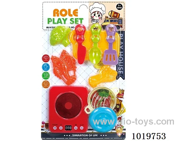 kitchen set in blister card