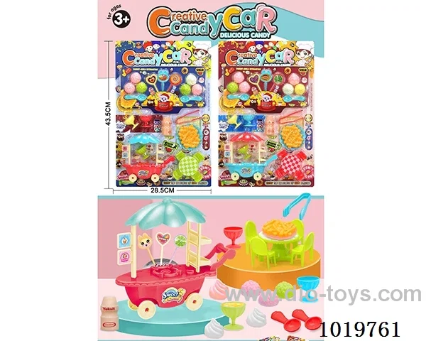 Candy car in blister card