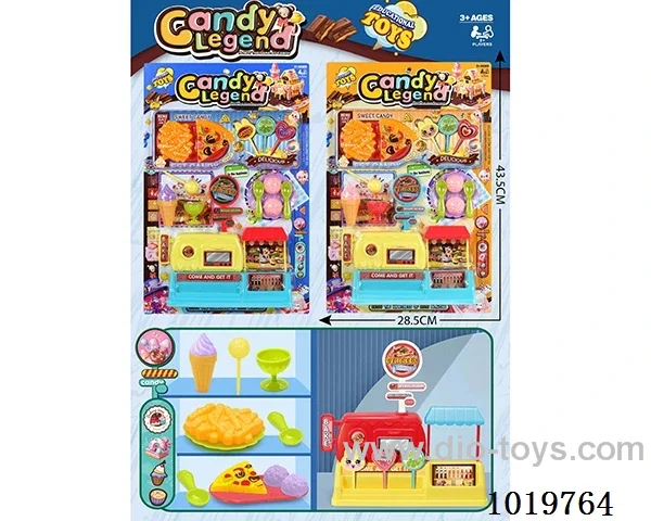Candy shop in blister card