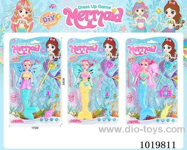 doll toy3 sets mixed loaidng in blister card