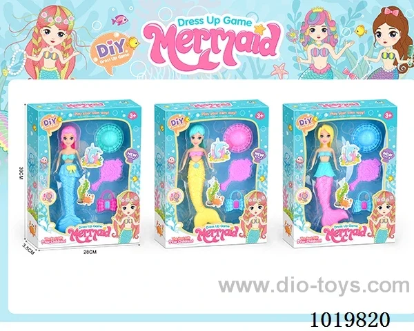 doll toys 3sets mixed loading in window box