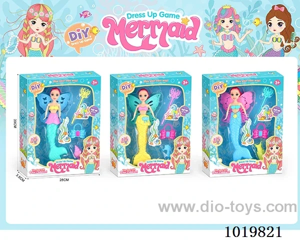 doll toys 3sets mixed loading in window box