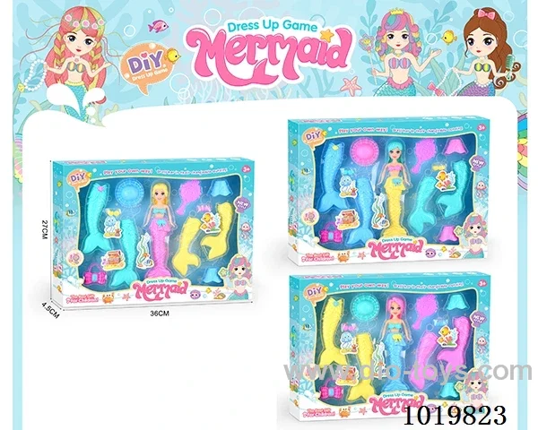 doll toys 3sets mixed loading in window box