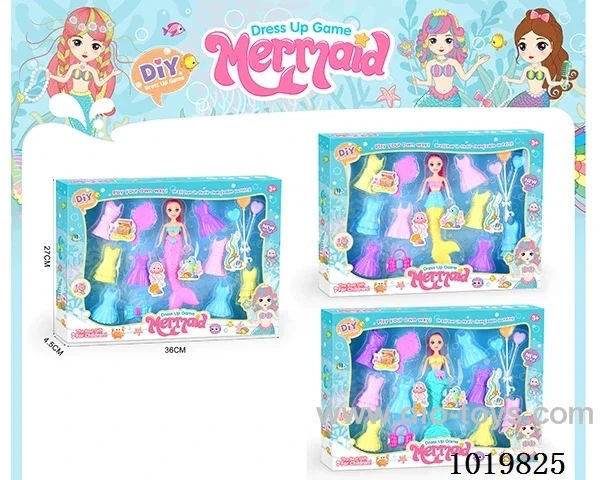 doll toys 3sets mixed loading in window box