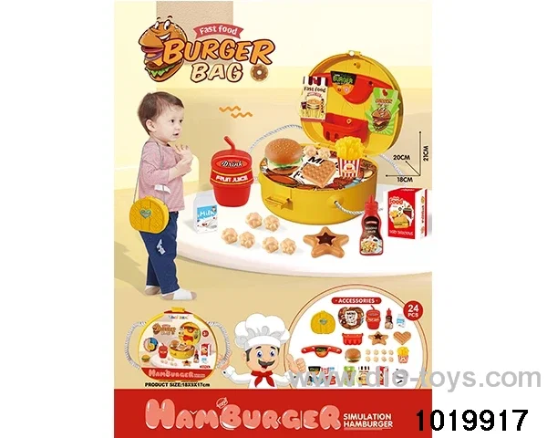 Princess Hamburger shoulder bag in paper card