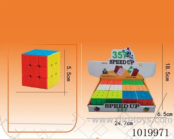 12pcs 5.5cm magic cube in Display box