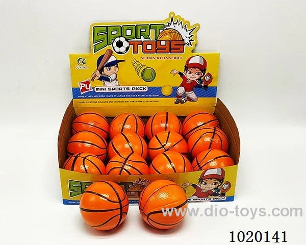 12pcs 10cm Bouncy Ball 4sets mixed loading in display box
