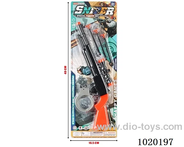 gun toys in blister card