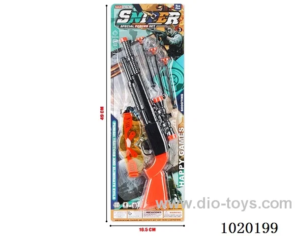 gun toys in blister card