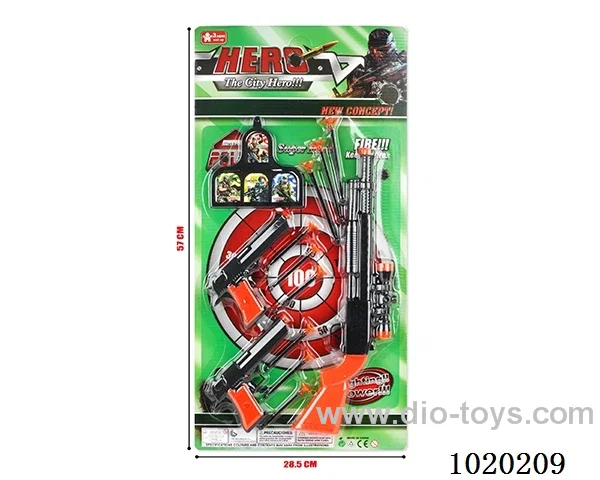 gun toys in blister card