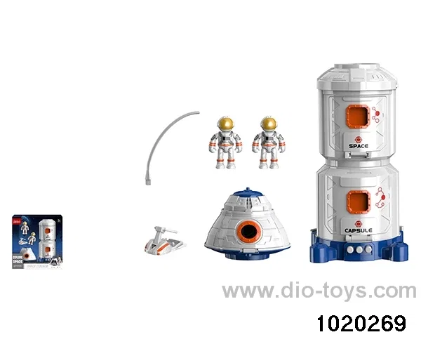2 in 1 Space Station with light and sound