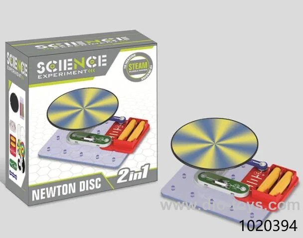 science experiment in color box