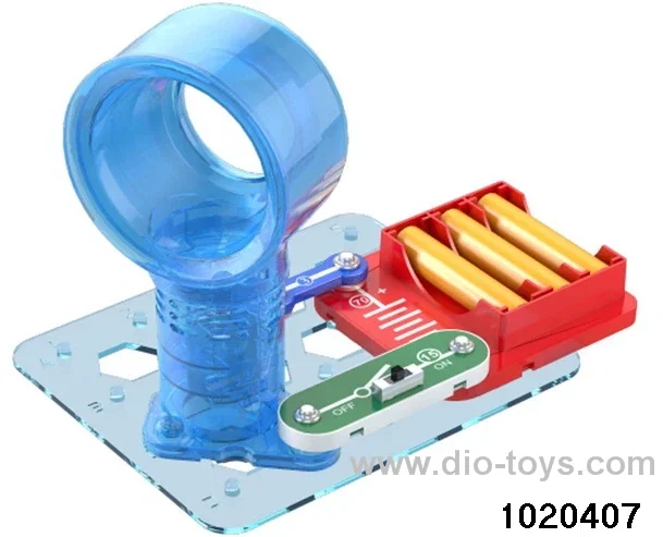 science experiment in color box