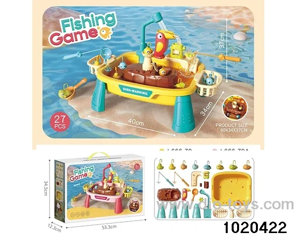 Electric fishing platform (pink) in color box