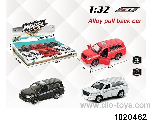 1:32 alloy pull back car in display box