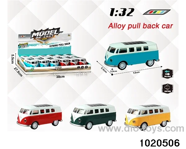 1:32 alloy pull back car in display box