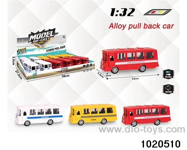 1:32 alloy pull back car in display box