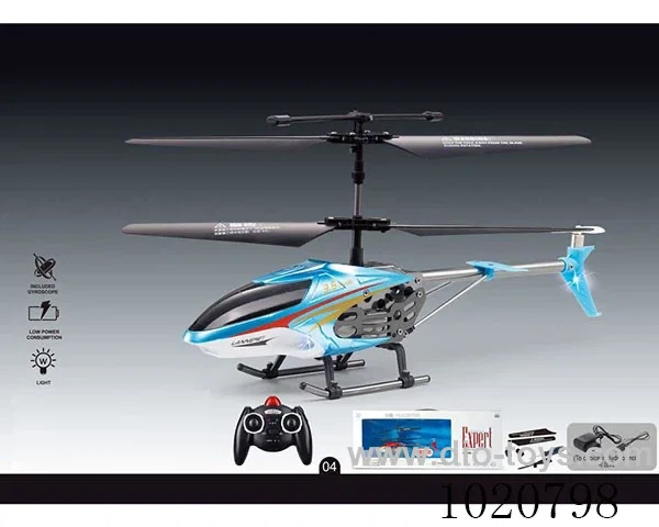 3.5ch alloy RC aircraft with light 2color mixed loading in window box