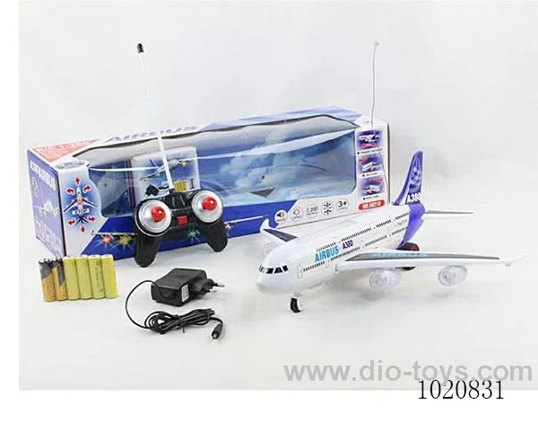 A380 standard cross drop RC aircraft in window box