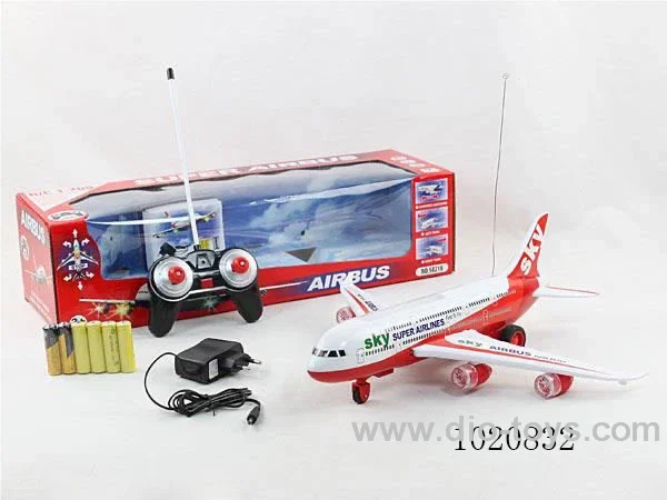 Simulated RC aircraft include battery &charger