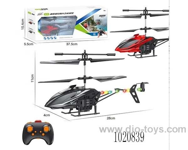 2.5ch RC aircraft with light bar include battery in window box