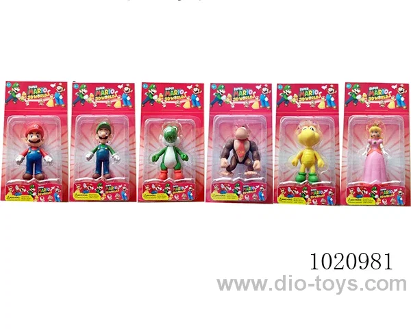 4-4.5inch mario doll in blister card