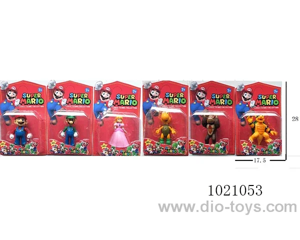 3.5-5inch mario  doll  with light 6sets mixed loading （Except for the girls, all the other dolls have lights）
