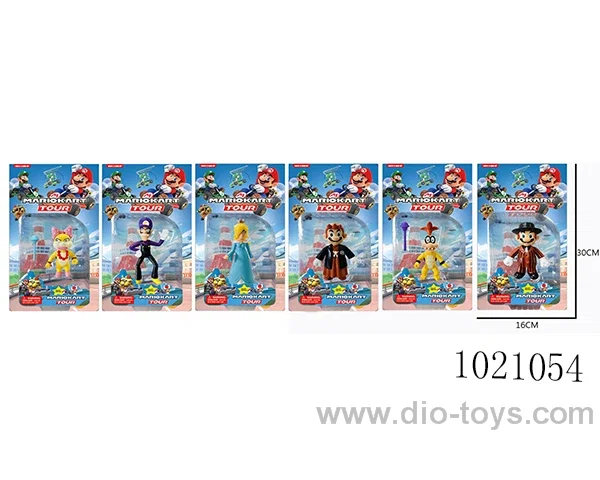 4-5inch Mario doll 6sets mixed loading (two Four of them have lights)