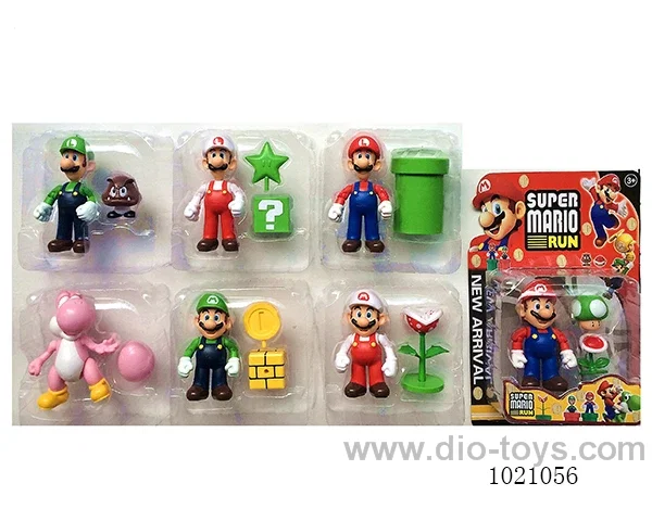 3-4.5inch mario doll in blister card