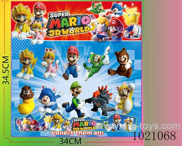 3.8inch mario doll Blind box set in Blister with insert