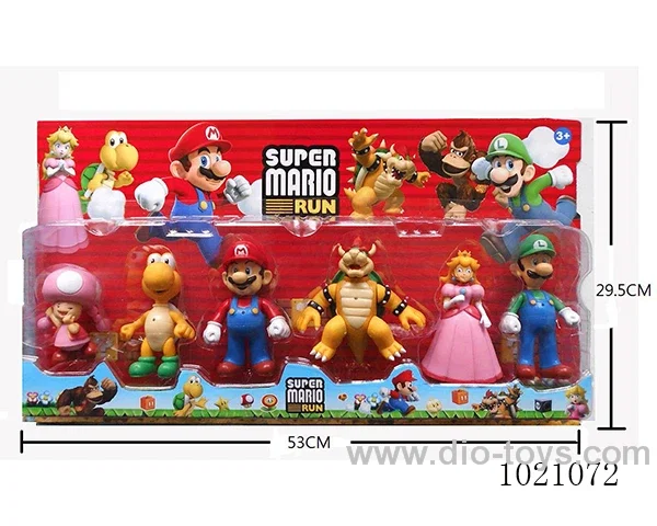 3.5-5inch mario doll （Four of them have lights） in opp bag