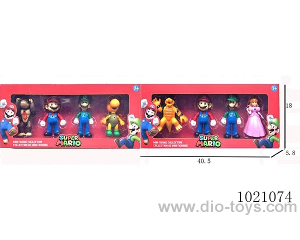 3.5-5inch mario doll （Except for the girls, all the other dolls have lights） in opp bag