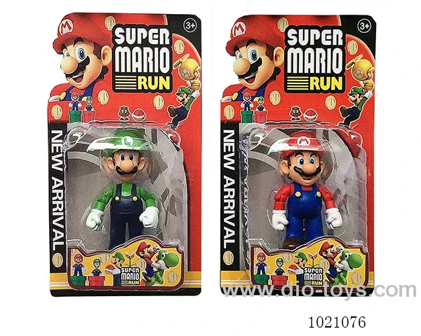 10-11.5cm mario doll 2sets mixed loading in Blister with insert