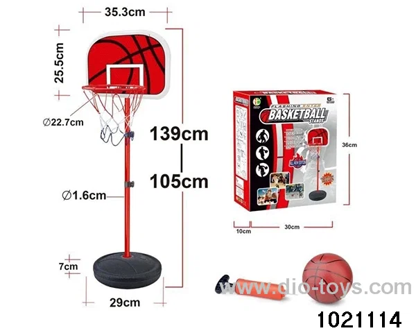 basketball hoop in color box
