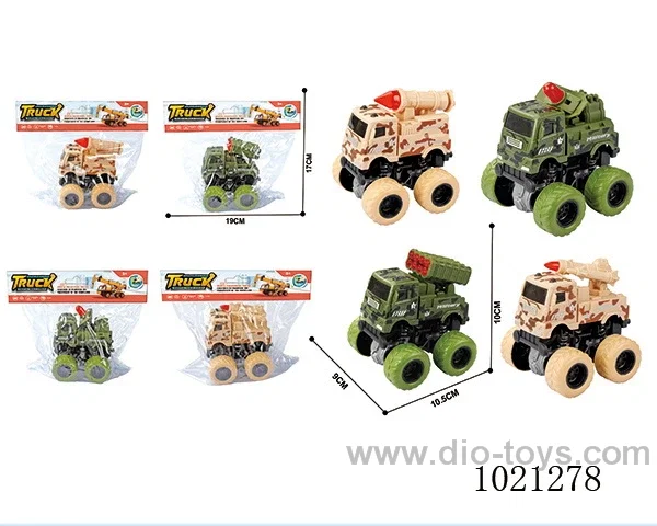 double friction car in PP bag with header